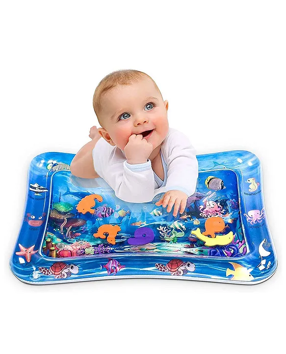 NeonateCare Tummy Time Inflatable Baby Water Play Mat (Color And Design May Vary)