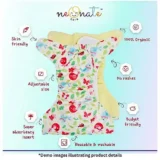 Reusable Cloth Diaper with Diaper Inserts - Blue Astronaut Print - NeonateCare India