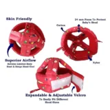 Baby Helmet, Toddler Head Protector for 6+ Months - (Red space Print Helmet) - NeonateCare India