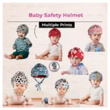 Baby Helmet, Toddler Head Protector for 6+ Months - (Red space Print Helmet) - NeonateCare India