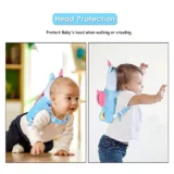Baby Head Protector & Baby Crawling Safety Pillow Adjustable Toddler Baby Head Protection Cushion Backpack - (Unicorn Head Protector with Knee pads) - NeonateCare India