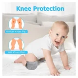 Baby Head Protector & Baby Crawling Safety Pillow Adjustable Toddler Baby Head Protection Cushion Backpack - (Unicorn Head Protector with Knee pads) - NeonateCare India