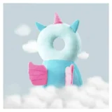 Baby Head Protector & Baby Crawling Safety Pillow Adjustable Toddler Baby Head Protection Cushion Backpack - (Unicorn Head Protector with Knee pads) - NeonateCare India