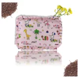 Rai Mustard Seeds Pillow, Baby-Round Head Shaping Baby Pillow Cum Neck Support Portable, Stars Moon Print,( Pink Mustard pillow) ( Multi Print) - NeonateCare India