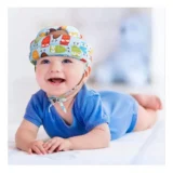 Baby Helmet for head protection (blue owl helmet) and 10 pcs corner guards - NeonateCare India