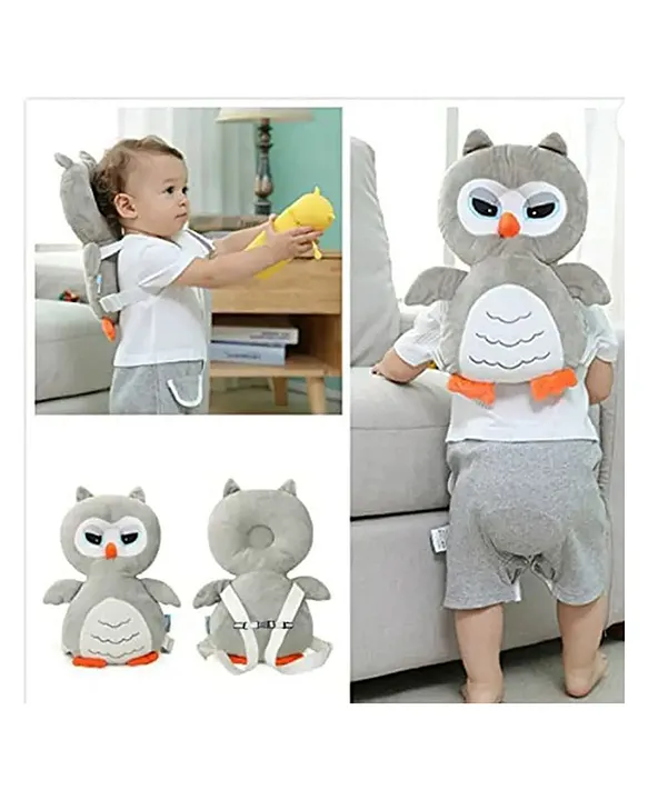 Baby head protector (Grey head protector) and 10 pcs corner guards
