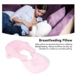 Kids infant New Born Baby Pillow and Self Feeding Pillow - Pink Self feeding pillow - NeonateCare India