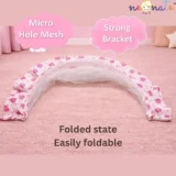 Pop Up Mosquito Net Large Size foldable Mosquito Net - Pink Elephant print Pop Up Mosquito Net - NeonateCare India