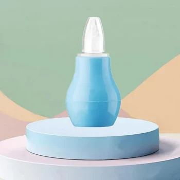 Baby Silicone Nose Cleaner Nasal Aspirator for Babies - (Blue Nose Cleaner) - NeonateCare India
