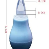 Baby Silicone Nose Cleaner Nasal Aspirator for Babies - (Blue Nose Cleaner) - NeonateCare India