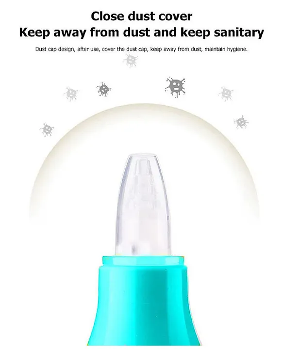 Baby Silicone Nose Cleaner Nasal Aspirator for Babies Pack of 2 - (2 Blue Nose Cleaner)