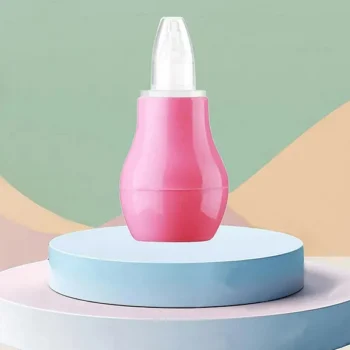 Baby Silicone Nose Cleaner Nasal Aspirator for Babies - (Pink Nose Cleaner) - NeonateCare India