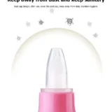 Baby Silicone Nose Cleaner Nasal Aspirator for Babies - (Pink Nose Cleaner) - NeonateCare India