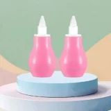 Baby Silicone Nose Cleaner Nasal Aspirator for Babies Pack of 2 - (2 Pink Nose Cleaner) - NeonateCare India