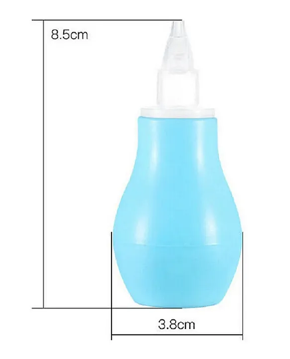 Baby Silicone Nose Cleaner Nasal Aspirator for Babies Pack of 2 - (2 Blue Nose Cleaner)