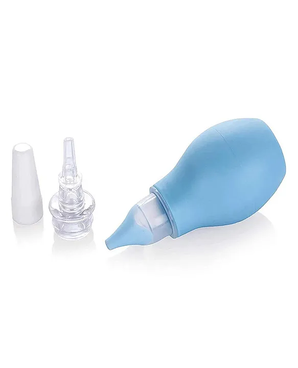 Baby Silicone Nose Cleaner Nasal Aspirator for Babies Pack of 2 - (Blue Nose Cleaner and Pink Nose Cleaner)