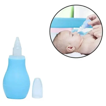 Baby Silicone Nose Cleaner and Fruit Feeder Pack of 2 - (1 Blue Nose Cleaner , 1 Pink Fruit Feeder) - NeonateCare India