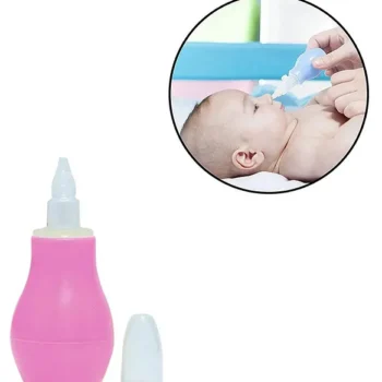 Baby Silicone Nose Cleaner and Fruit Feeder Pack of 2 - (1 Pink Nose Cleaner , 1 Pink Fruit Feeder) - NeonateCare India