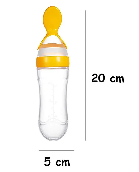 Silicone Easy Squeezy Spoon Food Feeder for Babies- Green Spoon feeder