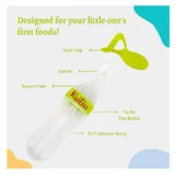 Silicone Easy Squeezy Spoon Food Feeder for Babies- Green Spoon feeder - NeonateCare India