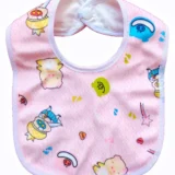 New Born Feeding Starter Kit with Spoon Feeder Fruit Feeder and 3 Cotton Bibs - ( pink spoon feeder, pink fruit feeder, 3 multicolor Bibs) - NeonateCare India