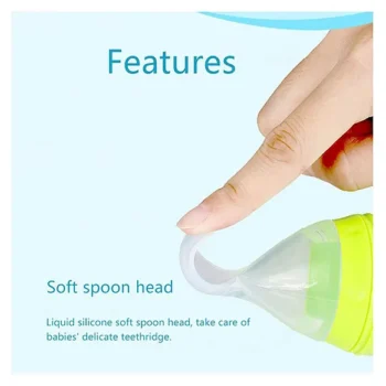 New Born Feeding Starter Kit with Spoon Feeder Fruit Feeder and 3 Cotton Bibs - ( Green spoon feeder, Green fruit feeder, 3 multicolor Bibs) - Green - NeonateCare India