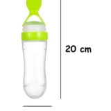 New Born Feeding Starter Kit with Spoon Feeder Fruit Feeder and 3 Cotton Bibs - ( Green spoon feeder, Green fruit feeder, 3 multicolor Bibs) - Green - NeonateCare India