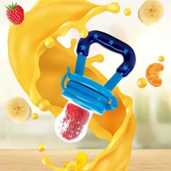 Silicone Fruit and Food Feeder - (Blue Fruit feeder) - NeonateCare India