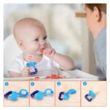 Silicone Fruit and Food Feeder - (Blue Fruit feeder) - NeonateCare India