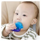Silicone Fruit and Food Feeder - (Blue Fruit feeder) - NeonateCare India