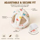 Baby Safety helmet - Muslin Balloon Rainbow helmet - NeonateCare India