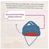 safety combo of Baby Helmet Head Protector and knee pads (Green jungle helmet Green frog head protector and multicolor knee pads) - Multi - NeonateCare India
