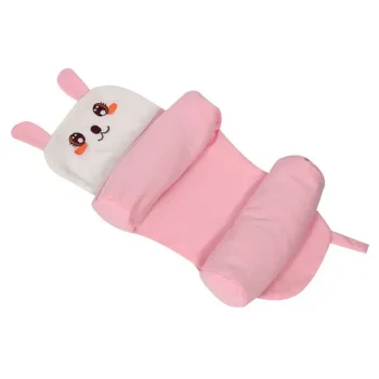 Adjustable Grow with me fit Perfect Airflow Sweat Free Comfort Neck Pillow - Pink adjustable pillow - NeonateCare India