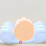 Adjustable Grow with me fit Perfect Airflow Sweat Free Comfort Neck Pillow - Light Blue adjustable pillow - NeonateCare India