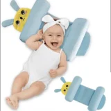 Adjustable Grow with me fit Perfect Airflow Sweat Free Comfort Neck Pillow - Light Blue adjustable pillow - NeonateCare India