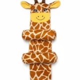 Pillow with Side bolsters Sweat free and comfort pillow- Brown Giraffe Print adjustable pillow - NeonateCare India