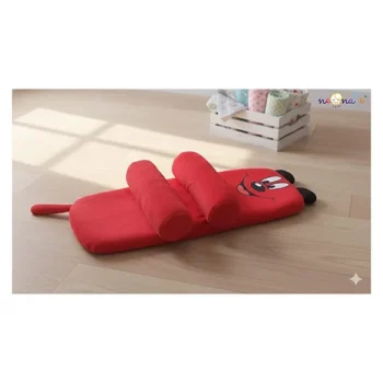 Adjustable Grow with me fit Perfect Airflow Sweat Free Comfort Neck Pillow - Red Mickey Print - NeonateCare India