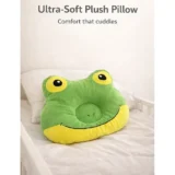 Cute Frog Plush Pillow | Ultra-Soft Plush Baby Pillow | Non-Toxic & Gentle for Kids - Frog Pillow - NeonateCare India