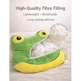Cute Frog Plush Pillow | Ultra-Soft Plush Baby Pillow | Non-Toxic & Gentle for Kids - Frog Pillow - NeonateCare India