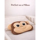 Cute Monkey Pillow | Ultra-Soft Plush Baby Pillow | Non-Toxic & Gentle for Kids - Monkey Pillow - NeonateCare India