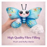 Butterfly Soft Toy Pillow | Ultra-Soft Plush Baby Pillow | Non-Toxic & Gentle for Kids - Green Butterfly Pillow - NeonateCare India