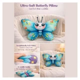 Butterfly Soft Toy Pillow | Ultra-Soft Plush Baby Pillow | Non-Toxic & Gentle for Kids - Green Butterfly Pillow - NeonateCare India