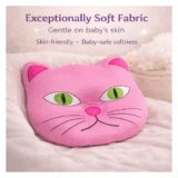 Butterfly Soft Toy Pillow | Ultra-Soft Plush Baby Pillow | Non-Toxic & Gentle for Kids - Pink Cat Pillow - NeonateCare India