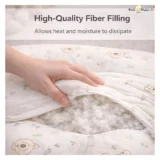 Baby Nest Soft Lounger for Newborns and Infants- - Cream teddy print Lounger - NeonateCare India