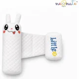 Baby Anti Roll Side Bolsters Pillow - white Little printed - NeonateCare India