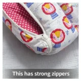 Baby Sleeping Cum Carrying Bag - Pink Lion sleeping bag - NeonateCare India