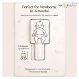 Baby Muslin Sleeping Cum Carrying Bag - rainbow ballon print sleeping bag - NeonateCare India