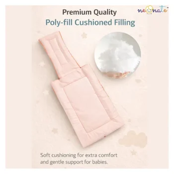 Baby Muslin Sleeping Cum Carrying Bag - rainbow ballon print sleeping bag - NeonateCare India