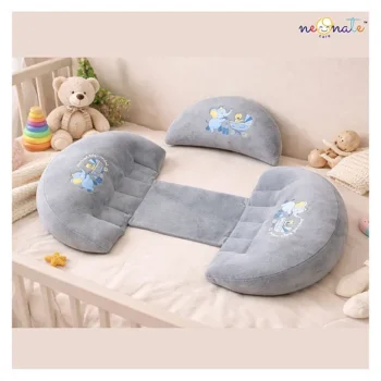 Maternity Pillow/Dual Pregnancy Wedge Pillows for Back & Belly Support - Grey pregnancy pillow - NeonateCare India