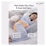 Maternity Pillow/Dual Pregnancy Wedge Pillows for Back & Belly Support - Grey pregnancy pillow - NeonateCare India
